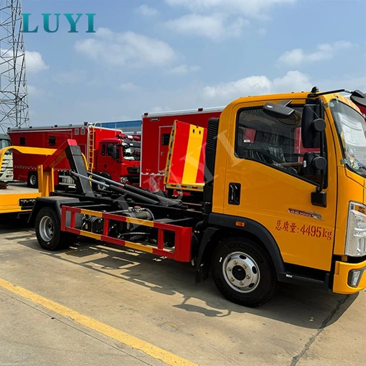 HOWO 7T Rollback Flatbed Road Wrecker Truck factory